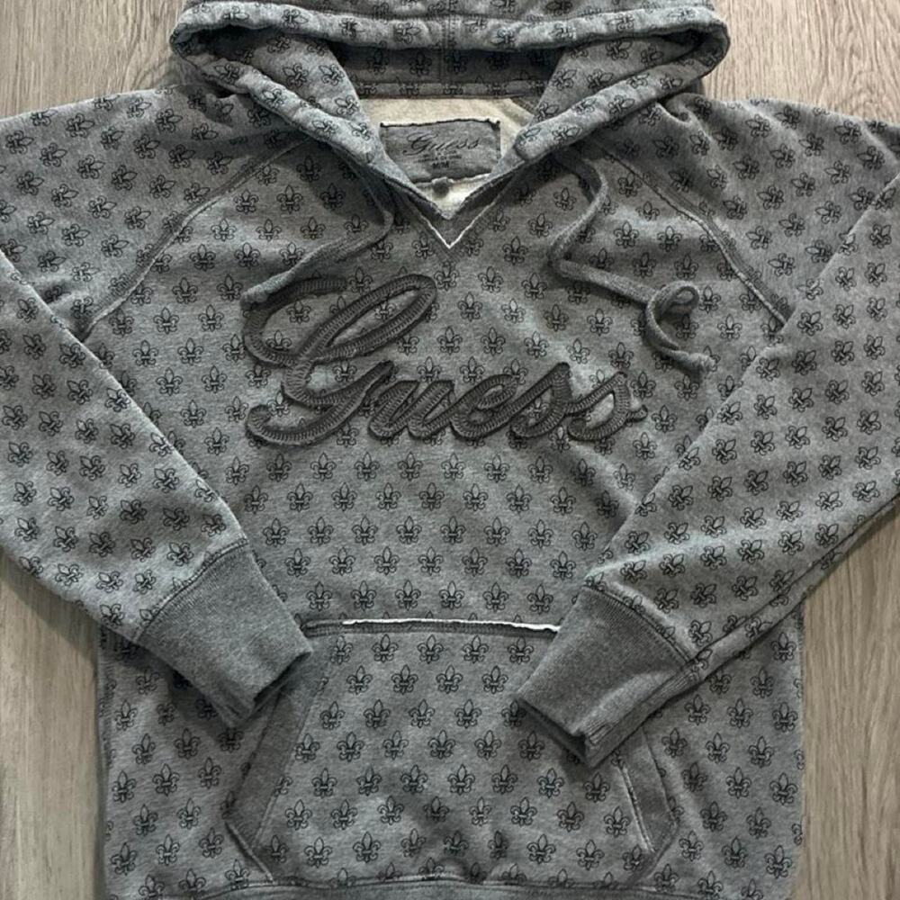 Guess Women'ss 2000s flur de lis hoodie